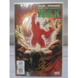Stan Lee signed Incredible Hulk #600 Marvel comic with Alex Ross painted cover and Dynamic Forces