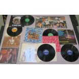 The Rolling Stones LPs including TXS 103 Decca unboxed Their Satanic Majesty's Request with