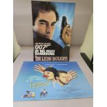 Timothy Dalton James Bond The Living Daylights original cinema standee from 1986 (measuring 27 x