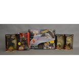 Star Wars Naboo Royal Starship playset, along with 4 figures; Darth Maul, Qui-Gon Jinn, Obi-Wan Keno