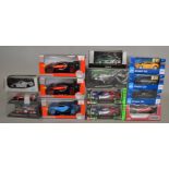 14x boxed diecast models including Double horses, Bburago, Kyosho, etc.