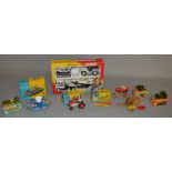 A mixed lot of boxed diecast models including 4x Matchbox Superfast, 3x Corgi Toys, 1x Ben Bros TV