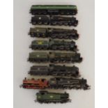 OO gauge: 9 assorted Bachmann locomotives.