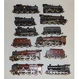 OO gauge: 9 assorted Mainline locomotives.