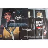 Collection of 14 Horror & Sci-Fi genre British Quad film posters titles include Friday the 13th Part