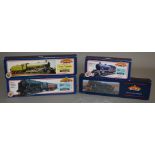 OO gauge: 4 Bachmann Branch-Line locomotives. All boxed.