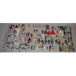 114x Vintage Kenner Star Wars figures together with a quantity of vintage and moder accessories