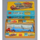 Corgi Toys Major Gift Set #1 Car Transporter with Four Cars, including #200 ford Consul Saloon, #205