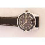 A Sicura Submarine 1970's gents mechanical 23 jeweled wristwatch, working
