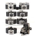 Group of Eight Agfa Cameras, inc Karat & Other Models.