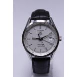 TAG HEUER - A gents stainless steel Tag Heuer Twin Time Automatic wristwatch, model WV2116, clean