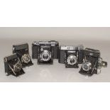 Group of Zeiss Ikon Ikonta & Super Ikontas.