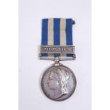 Egypt 1882 medal with Tel-El-Kebir clasp with partial erasure to name (Lieut - 5th Lancers)