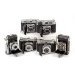 Six Kodak Retina Cameras, to Include a 1B CRF with Xenar Lens.
