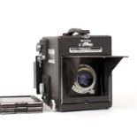 A Good Graflex Super D with Graflex 22 120 roll film holder.