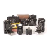 Group of Interesting Bakelite Cameras.