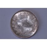 1864 Queen Victoria silver sixpence, die no 31 - almost uncirculated