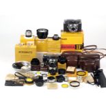 A Pair of Kodak Retina 1F Cameras, Lenses & Accessories.