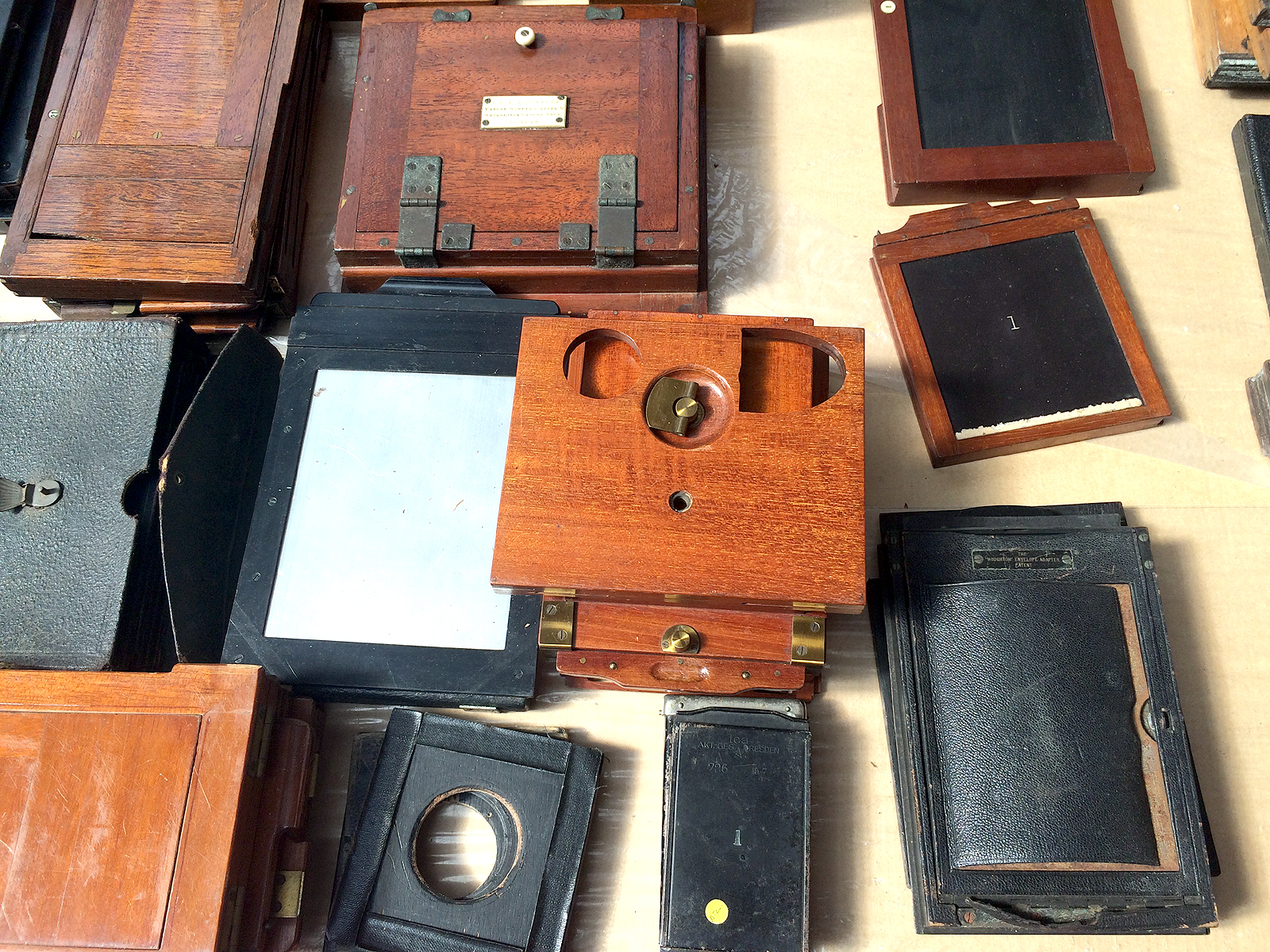 Large Selection of Wood Dark Slides & Camera Parts etc. - Image 2 of 5