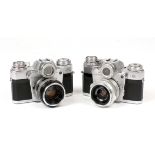 Zeiss Ikon Contarex Bullseye Cameras.