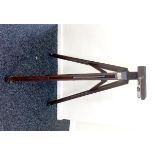 An Unusual Sands Hunter Folding Wooden Tripod with rotating & tilting camera platform