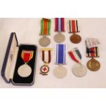 Eight British medals to include two Special Constabulary Long Service, British Red Cross Long