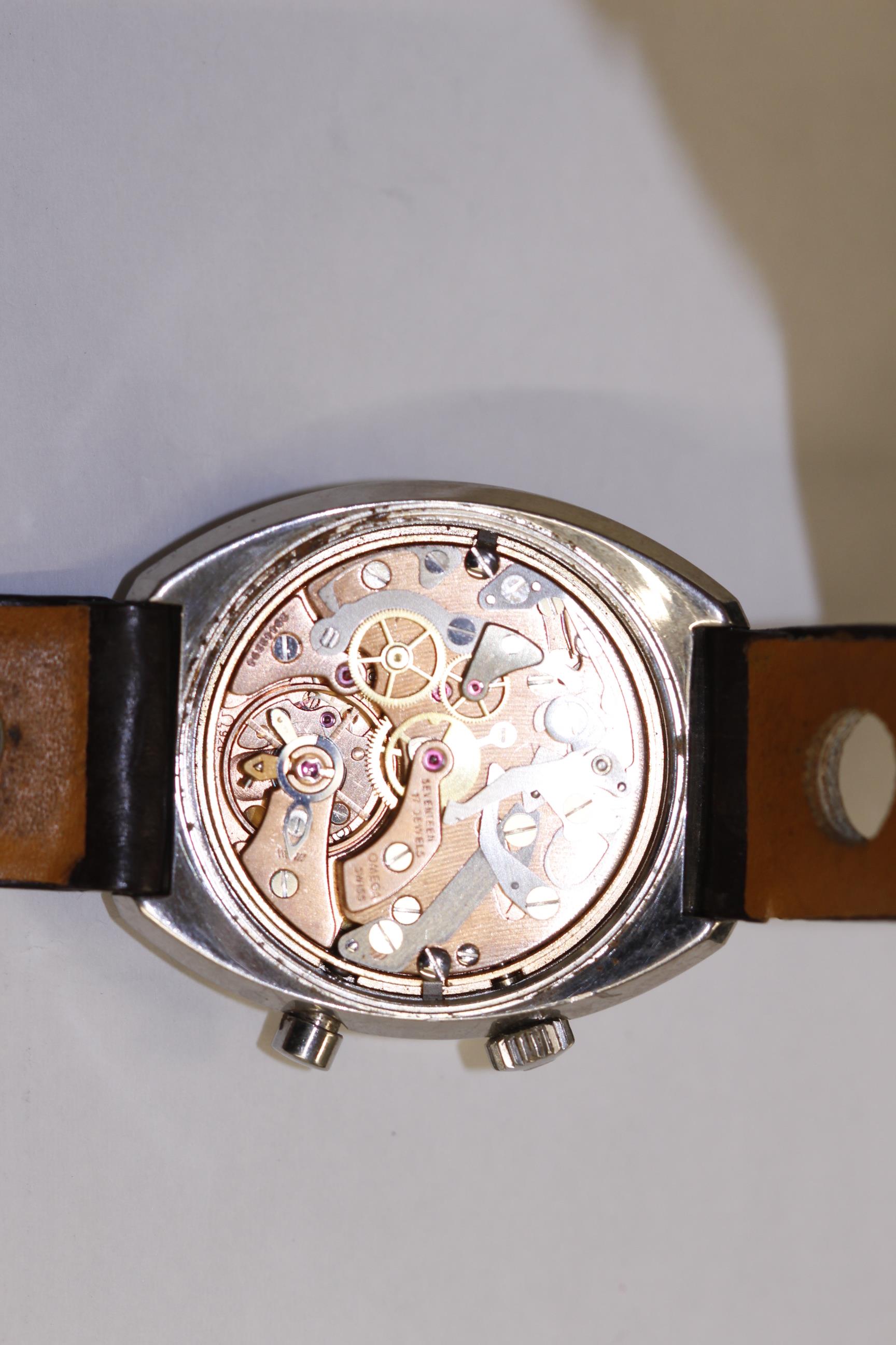 OMEGA - A 1969 Omega Chronostop mechanical gents wristwatch, stop function working correctly, with - Image 3 of 3