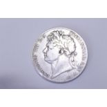 1820 George IV silver Half Crown - VF