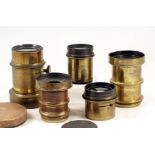 Ross, Archer & Other Large Brass Lenses.