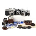 Voigtlander Vitessa & Bessamatic Cameras, Plus Various Accessories.