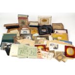 A LARGE Quantity of Vignettes, Printing Masks, Negatives & Frames etc. (From The Bob White Collectio