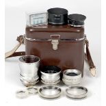 Rare Retina Lens & Accessory Case & Contents. To include Curtagon 28m f4, Tele-Xenar 135mm f4, x2 co