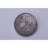 1821 George IV silver crown - VF