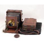 The "British" Quarter Plate Field Camera by J T Chapman.