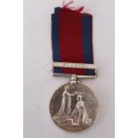 A Military General Service medal 1793-1814 (MGS) to 'J.MCNEE 26th FOOT' with Corunna clasp (possible