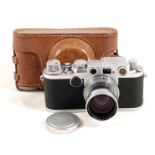 Leica IIf with Summitar 5cm f2 Lens.