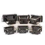 Group of Ensign Ensignette Folding Cameras,