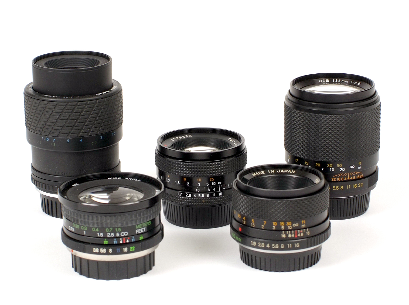 Group of Contax/Yashica Lenses, inc Vivitar 19mm. - Image 3 of 4