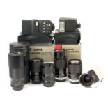 Canon FD Lenses & Accessories.