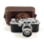 Leica IIIa with Summitar 5cm f2 Lens.
