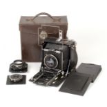 Linhof Outfit with Tessar, Aungulon & Voigtlander Heliar Lenses.