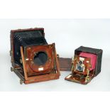 Sanderson Regular & Whole Plate Field Cameras.