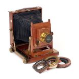 Thornton Pickard Imperial Half Plate Camera.