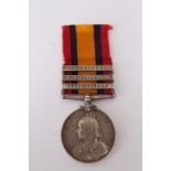 Queens South Africa medal (QSA) to 'PTE A.COLLINS 8551 R.A.M.C (Royal Army Medic Corps) with CC, OFS