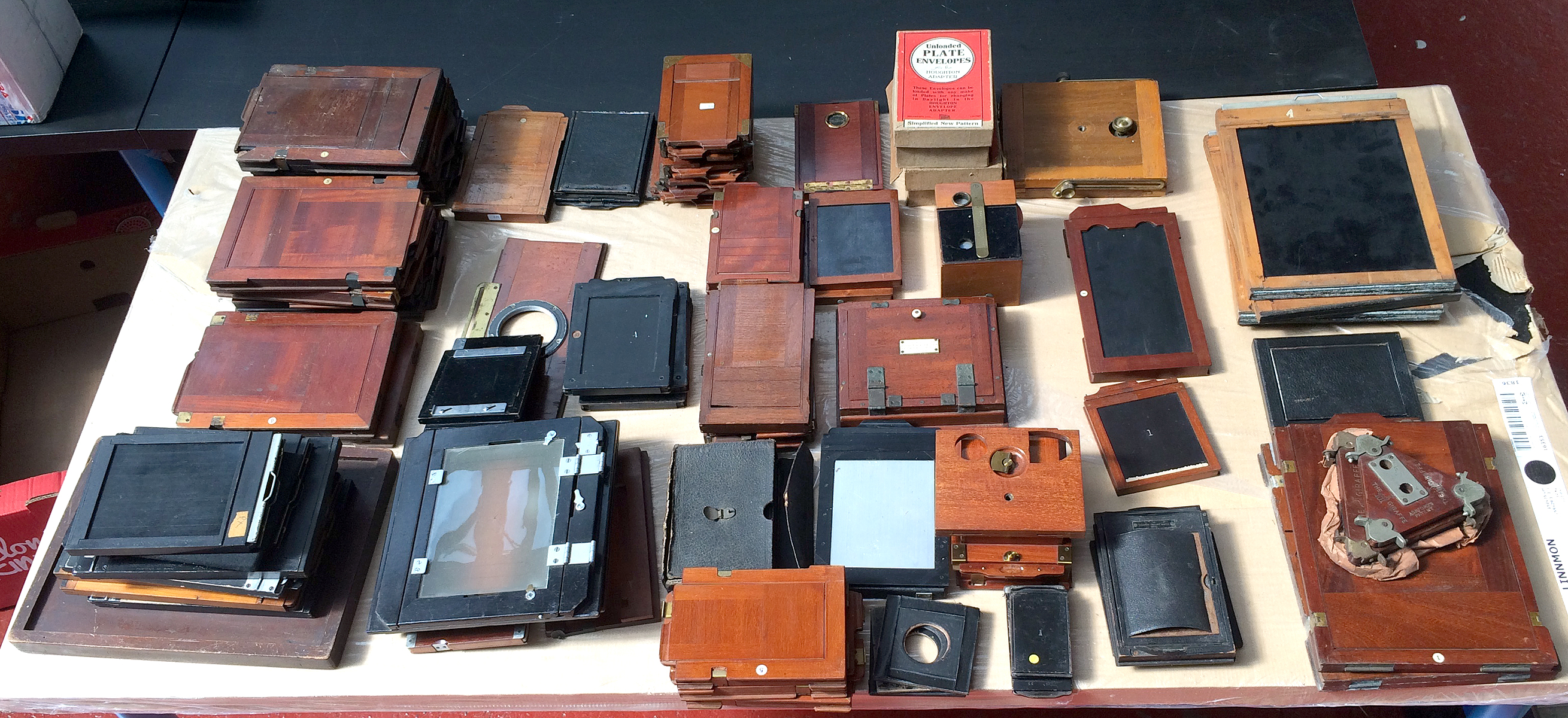 Large Selection of Wood Dark Slides & Camera Parts etc.