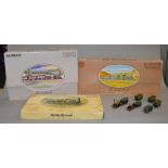 HO Scale. 3x Bachmann Sets (Missing track/ controllers), together with an unboxed similar set and