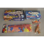 4x Vintage Sci-Fi related toy weapons including a Super Toy Box Space Gun and a Cosmic Water Gun,