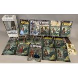 18x Witchblade boxed and carded figures including an Oversize Sara Pezzini