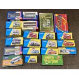 21x Corgi bus and tram models including 1:50 scale limited edition examples, all boxed.