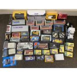A mixed lot of assorted boxed diecast models including EFE, Oxford, Matchbox etc. (49)